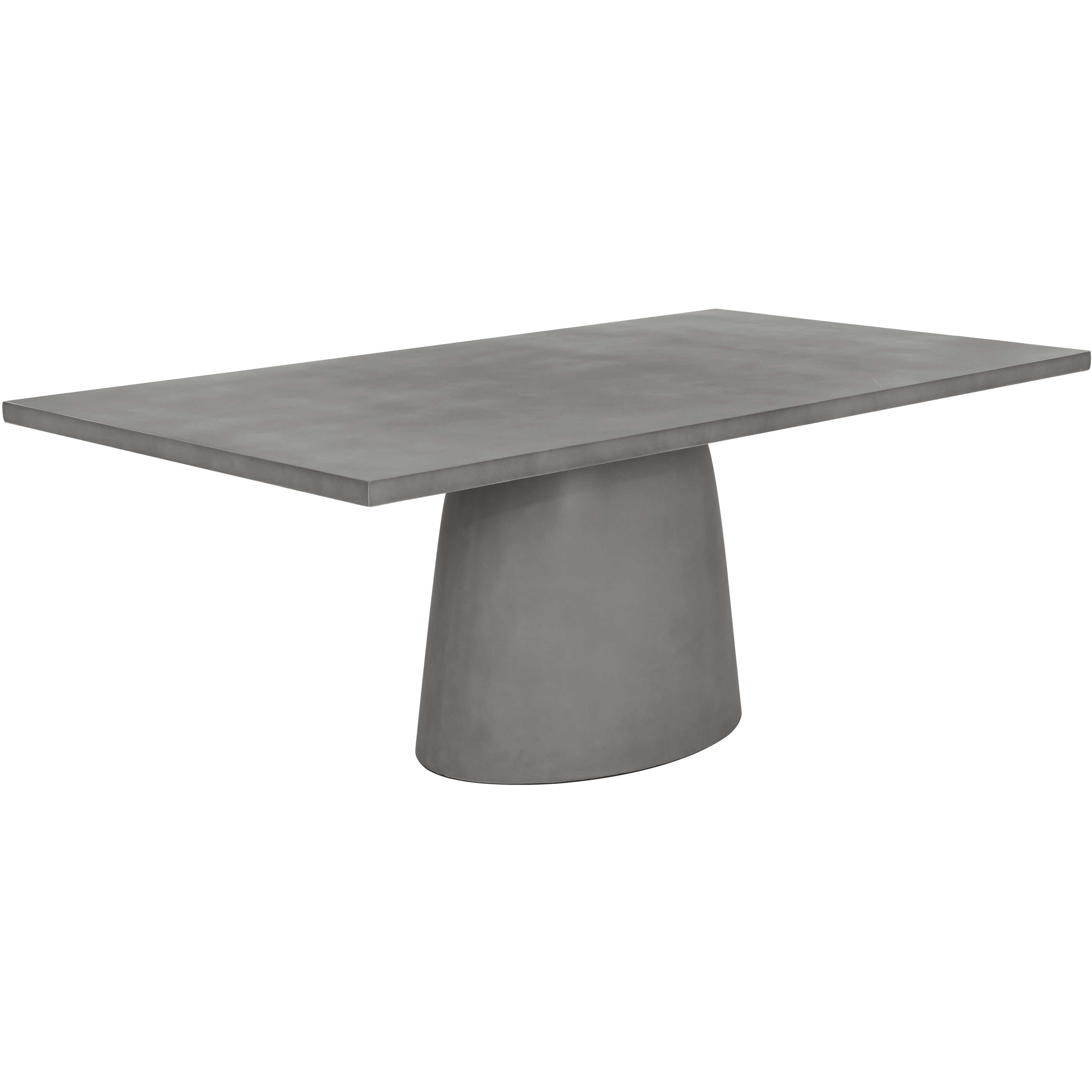 Cavallini 79 X 43 inch Light Grey Outdoor Dining Table